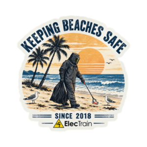 Keeping Beaches Safe Sticker