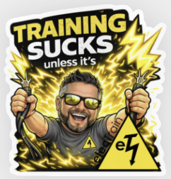 Training Sucks Andrew 2 Sticker